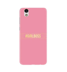 Girl Boss Pink Mobile Back Case for Gionee F103 (Design - 263)