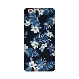 White flowers Blue Background2 Case for Gionee S6