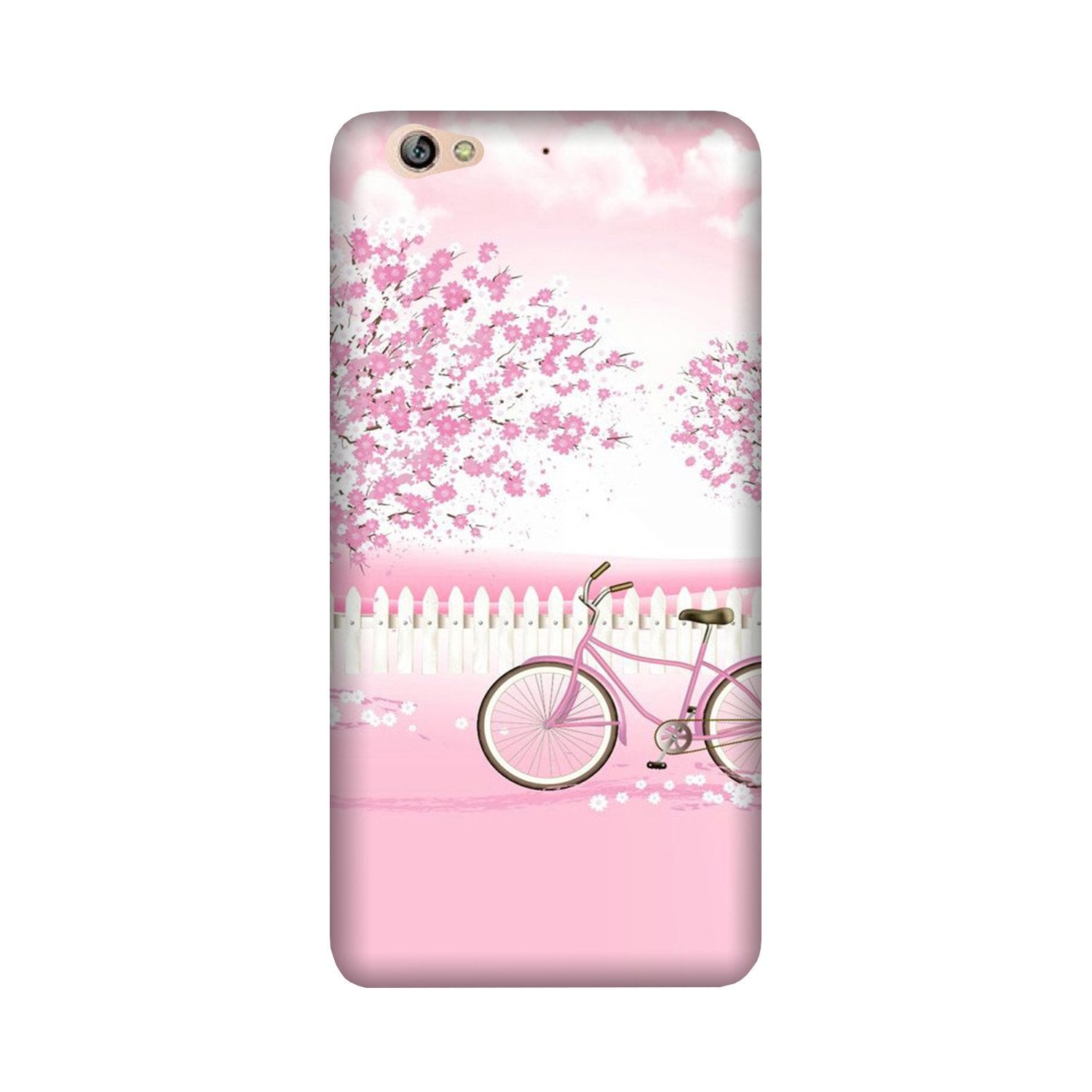 Pink Flowers Cycle Case for Gionee S6(Design - 102)