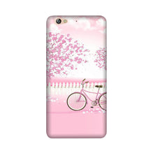 Pink Flowers Cycle Mobile Back Case for Gionee S6  (Design - 102)