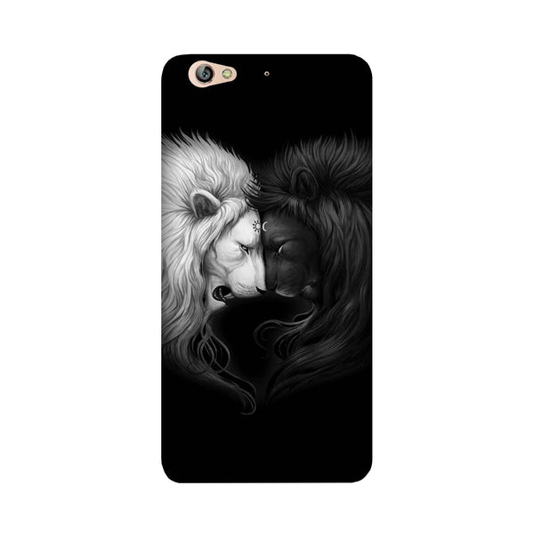 Dark White Lion Case for Gionee S6  (Design - 140)