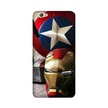 Ironman Captain America Mobile Back Case for Gionee S6 (Design - 254)