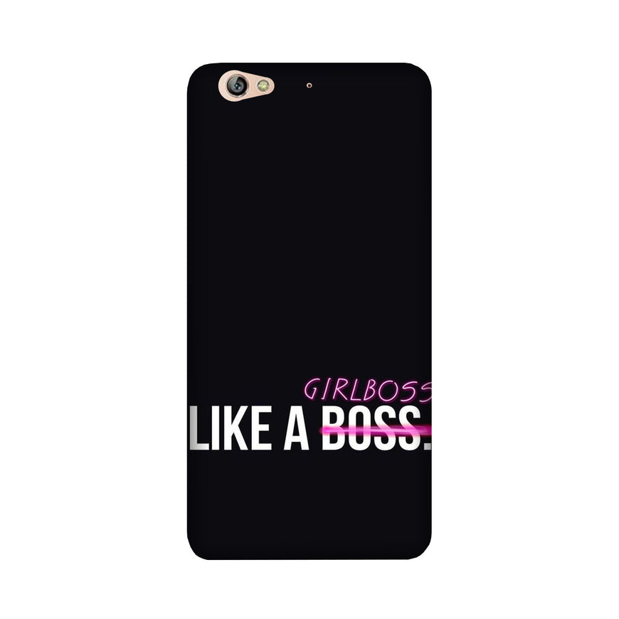 Like a Girl Boss Case for Gionee S6 (Design No. 265)
