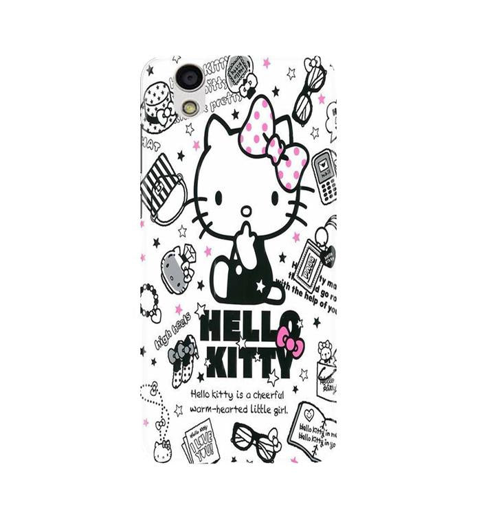 Hello Kitty Mobile Back Case for Gionee F103 (Design - 361)