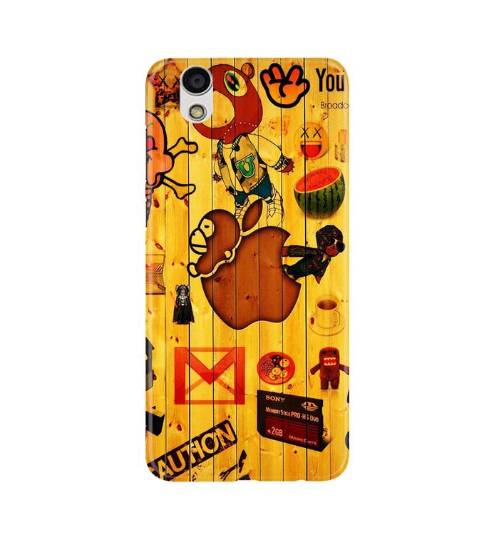 Wooden Texture Mobile Back Case for Gionee F103 (Design - 367)
