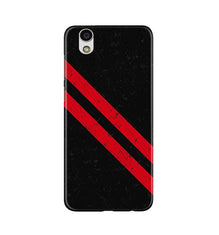Black Red Pattern Mobile Back Case for Gionee F103 (Design - 373)
