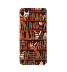 Book Shelf Mobile Back Case for Gionee F103 (Design - 390)