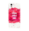 Good Vibes Only Mobile Back Case for Gionee F103 (Design - 393)