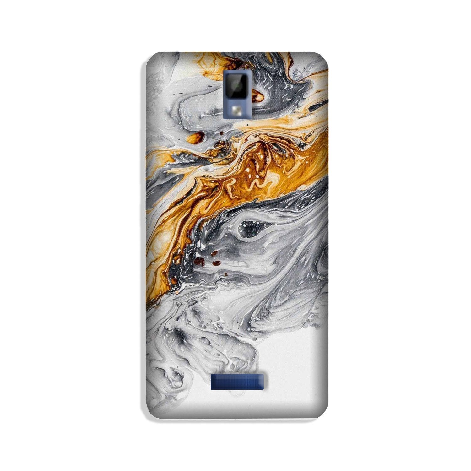 Marble Texture Mobile Back Case for Gionee P7 (Design - 310)
