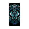 Lion Mobile Back Case for Gionee P7 (Design - 314)