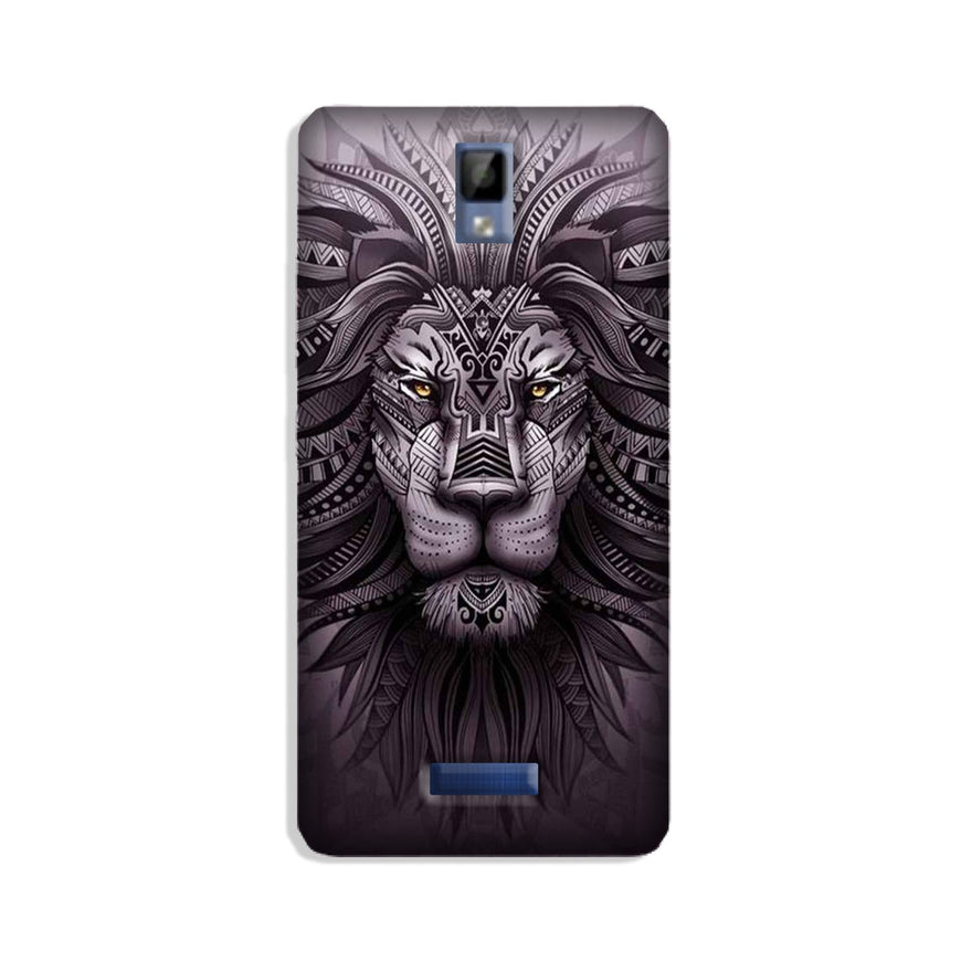 Lion Mobile Back Case for Gionee P7 (Design - 315)