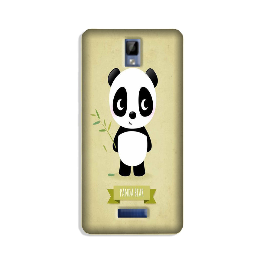 Panda Bear Mobile Back Case for Gionee P7 (Design - 317)