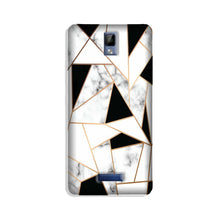 Marble Texture Mobile Back Case for Gionee P7 (Design - 322)