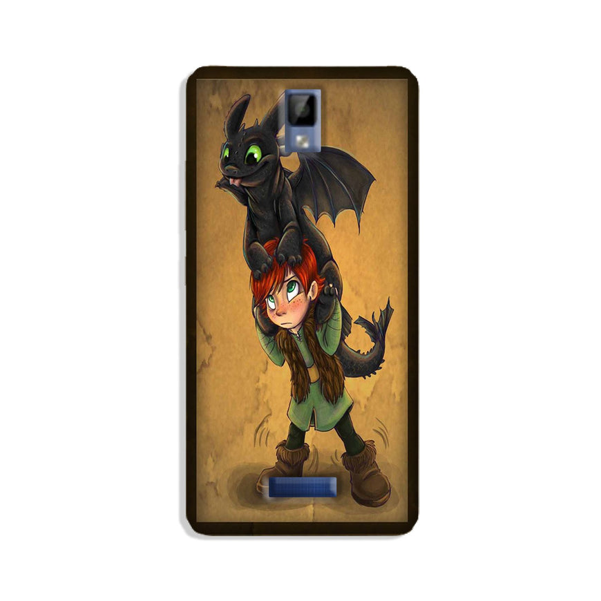 Dragon Mobile Back Case for Gionee P7 (Design - 336)