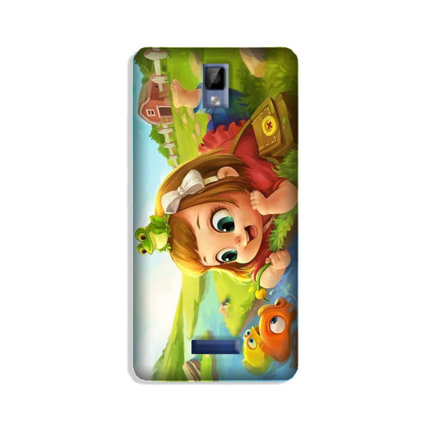 Baby Girl Mobile Back Case for Gionee P7 (Design - 339)