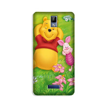 Winnie The Pooh Mobile Back Case for Gionee P7 (Design - 348)