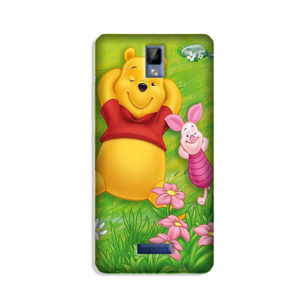 Winnie The Pooh Mobile Back Case for Gionee P7 (Design - 348)