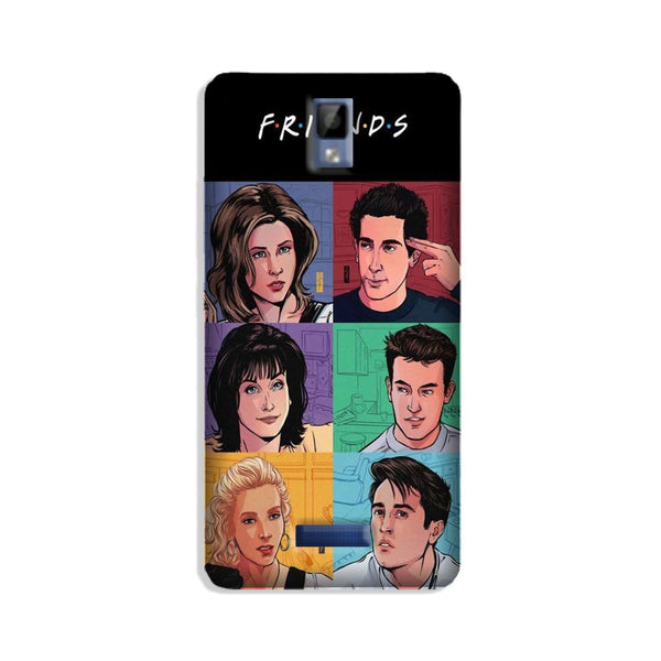 Friends Mobile Back Case for Gionee P7 (Design - 357)
