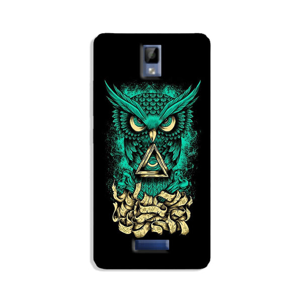 Owl Mobile Back Case for Gionee P7 (Design - 358)