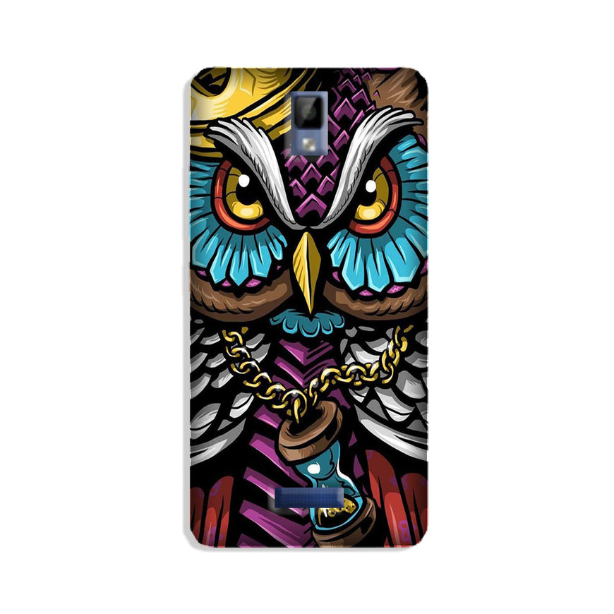 Owl Mobile Back Case for Gionee P7 (Design - 359)