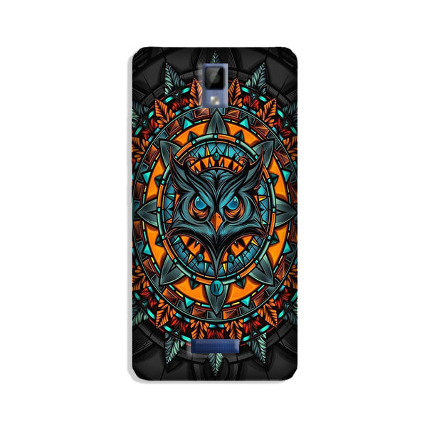 Owl Mobile Back Case for Gionee P7 (Design - 360)