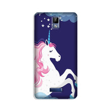 Unicorn Mobile Back Case for Gionee P7 (Design - 365)