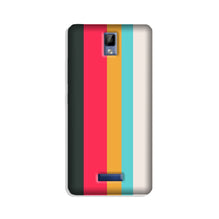 Color Pattern Mobile Back Case for Gionee P7 (Design - 369)