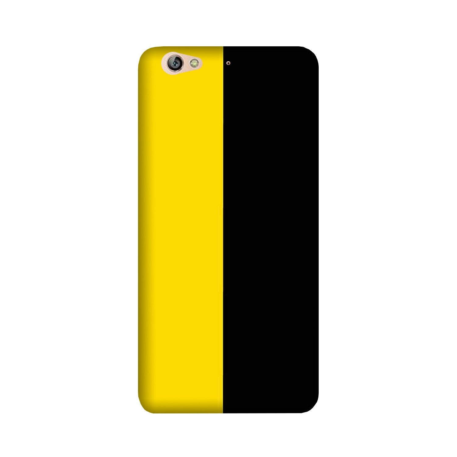 Black Yellow Pattern Mobile Back Case for Gionee S6 (Design - 397)