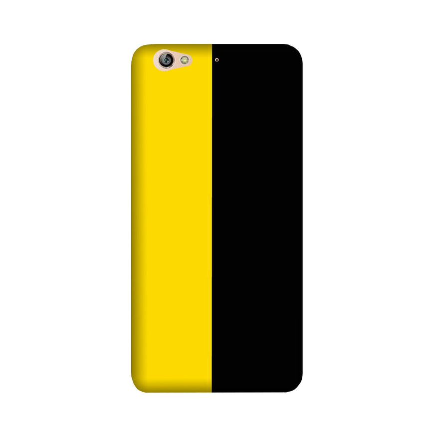 Black Yellow Pattern Mobile Back Case for Gionee S6 (Design - 397)