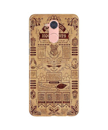 Hogwarts Mobile Back Case for Gionee S6 Pro (Design - 304)