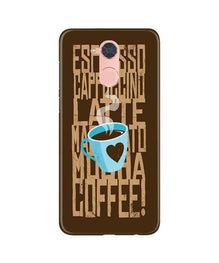 Love Coffee Mobile Back Case for Gionee S6 Pro (Design - 351)
