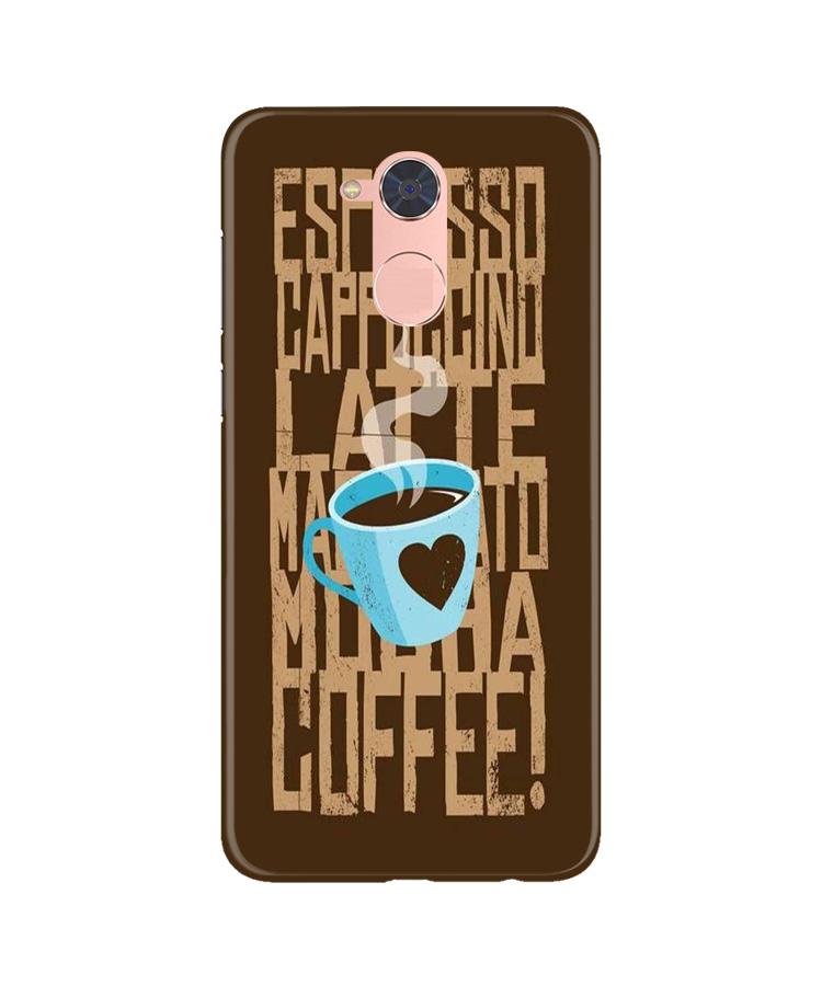 Love Coffee Mobile Back Case for Gionee S6 Pro (Design - 351)