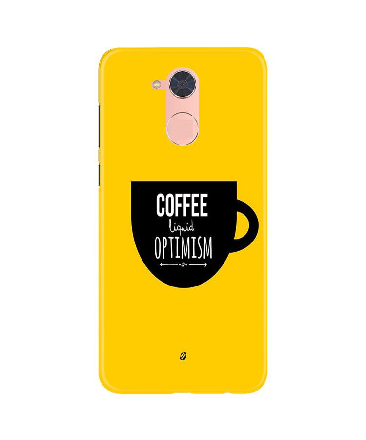 Coffee Optimism Mobile Back Case for Gionee S6 Pro (Design - 353)