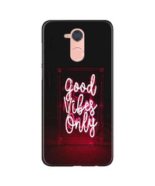 Good Vibes Only Mobile Back Case for Gionee S6 Pro (Design - 354)