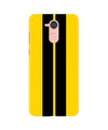 Black Yellow Pattern Mobile Back Case for Gionee S6 Pro (Design - 377)