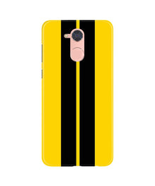 Black Yellow Pattern Mobile Back Case for Gionee S6 Pro (Design - 377)