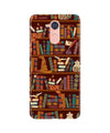 Book Shelf Mobile Back Case for Gionee S6 Pro (Design - 390)