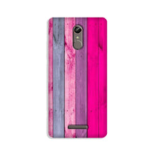 Wooden look Mobile Back Case for Gionee S6s (Design - 24)