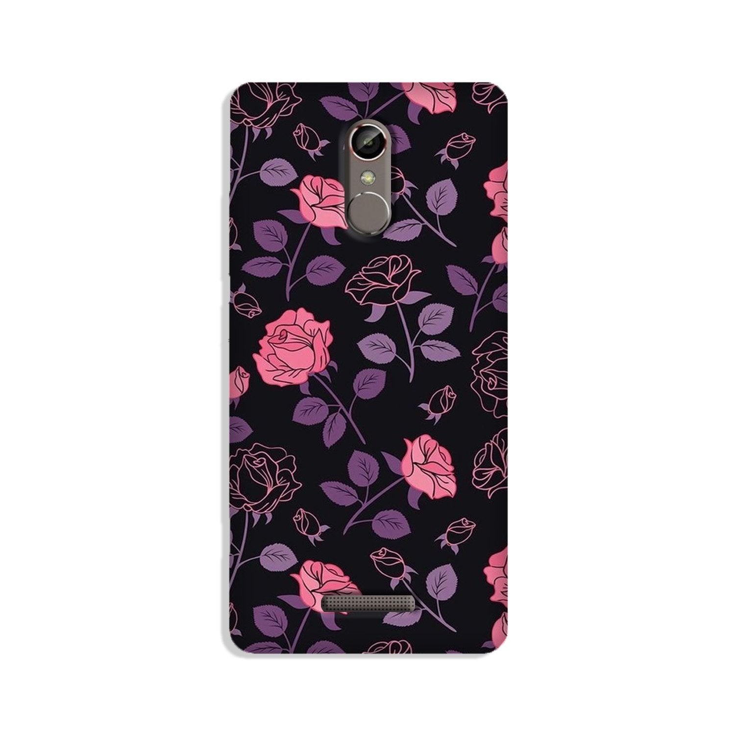 Rose Black Background Case for Gionee S6s
