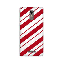 Red White Mobile Back Case for Gionee S6s (Design - 44)