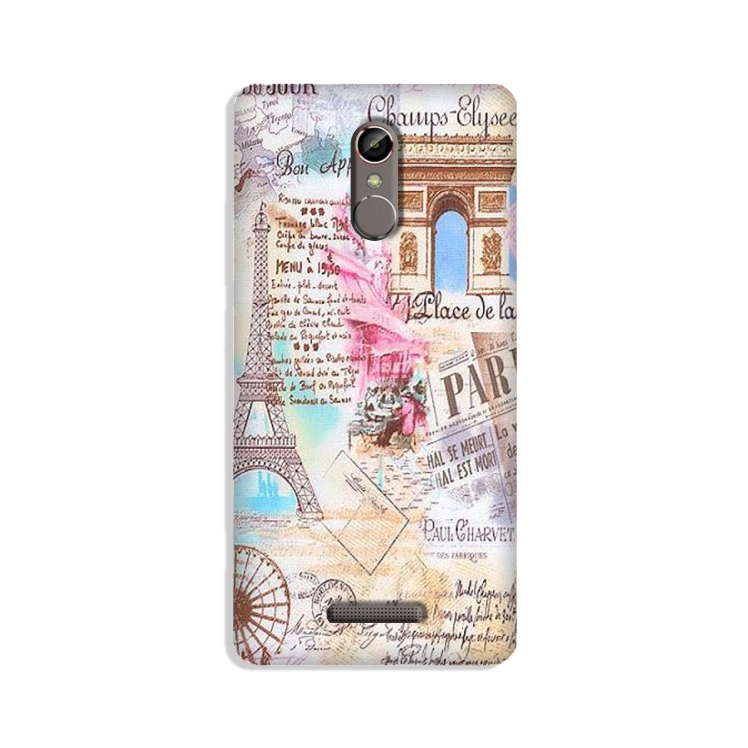 Paris Eiftel Tower Case for Gionee S6s