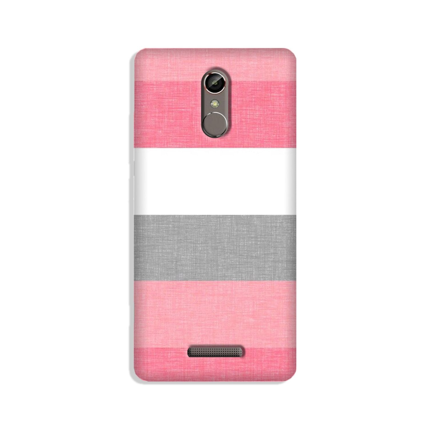 Pink white pattern Case for Gionee S6s