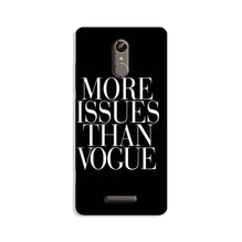 More Issues than Vague Mobile Back Case for Gionee S6s (Design - 74)
