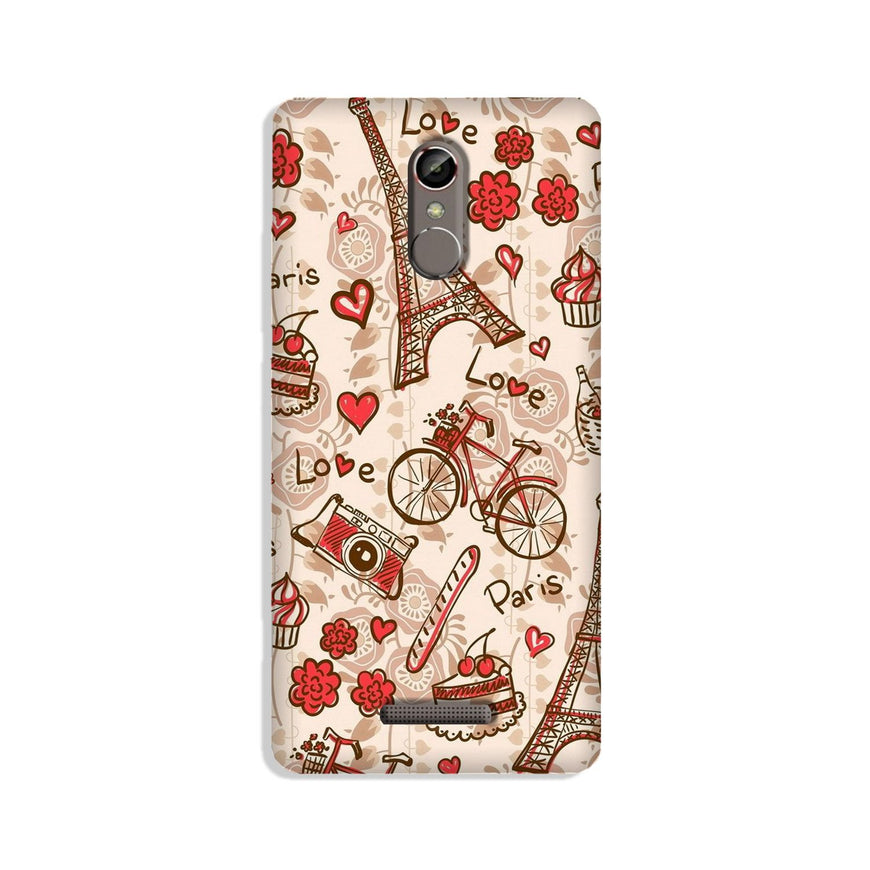 Love Paris Case for Gionee S6s  (Design - 103)