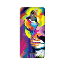 Colorful Lion Mobile Back Case for Gionee S6s  (Design - 110)