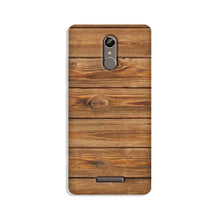 Wooden Look Mobile Back Case for Gionee S6s  (Design - 113)