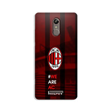 AC Milan Mobile Back Case for Gionee S6s  (Design - 155)