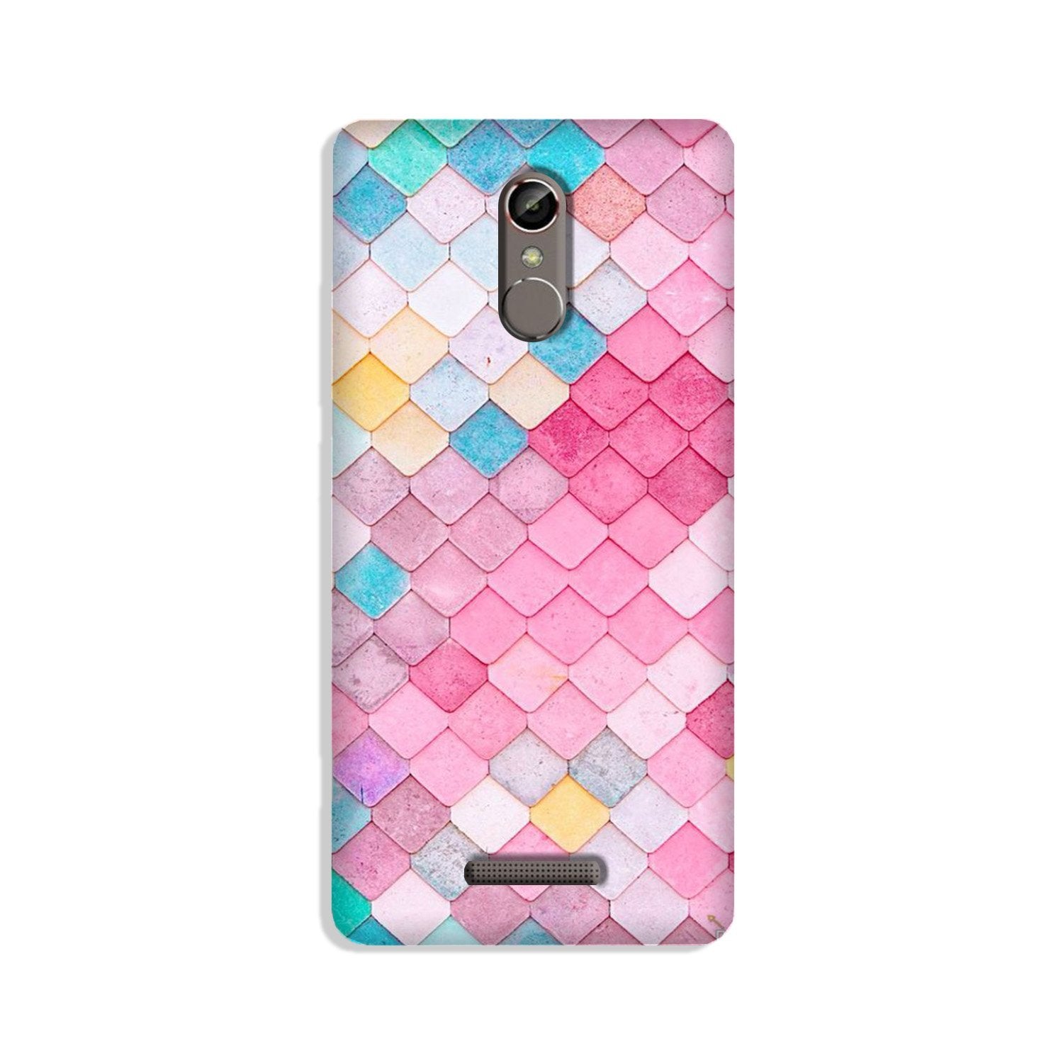 Pink Pattern Case for Gionee S6s (Design No. 215)