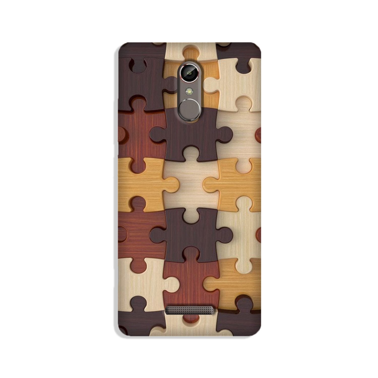 Puzzle Pattern Case for Gionee S6s (Design No. 217)