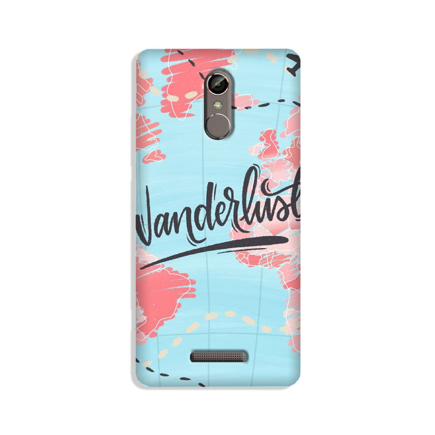 Wonderlust Travel Case for Gionee S6s (Design No. 223)